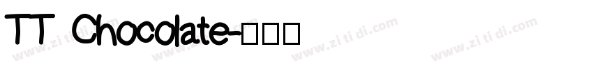 TT Chocolate字体转换